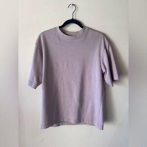 Uniqlo Light Purple Sturdy Tee